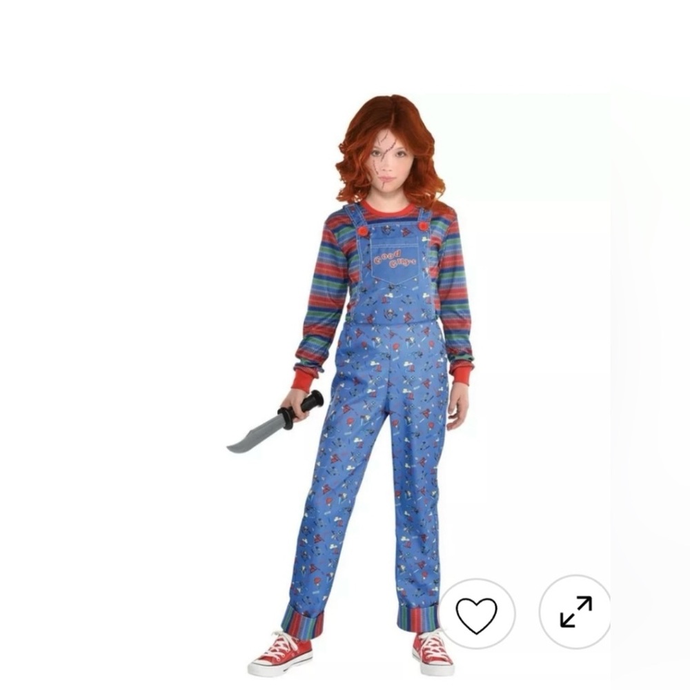 Girls Chucky Costume size Large 12-14